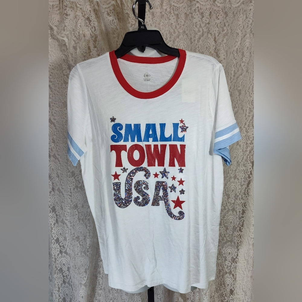 Cato Red White Blue Patriotic 4th Of July Graphic Tee